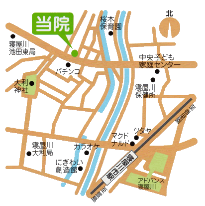 おおはしクリニック所在地